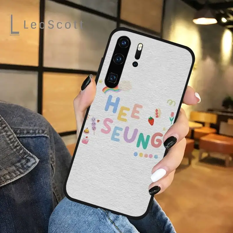 

cute Enhypen rainbow cat Phone Case For Huawei honor Mate P 9 10 20 30 40 Pro 10i 7 8 a x Lite nova 5t