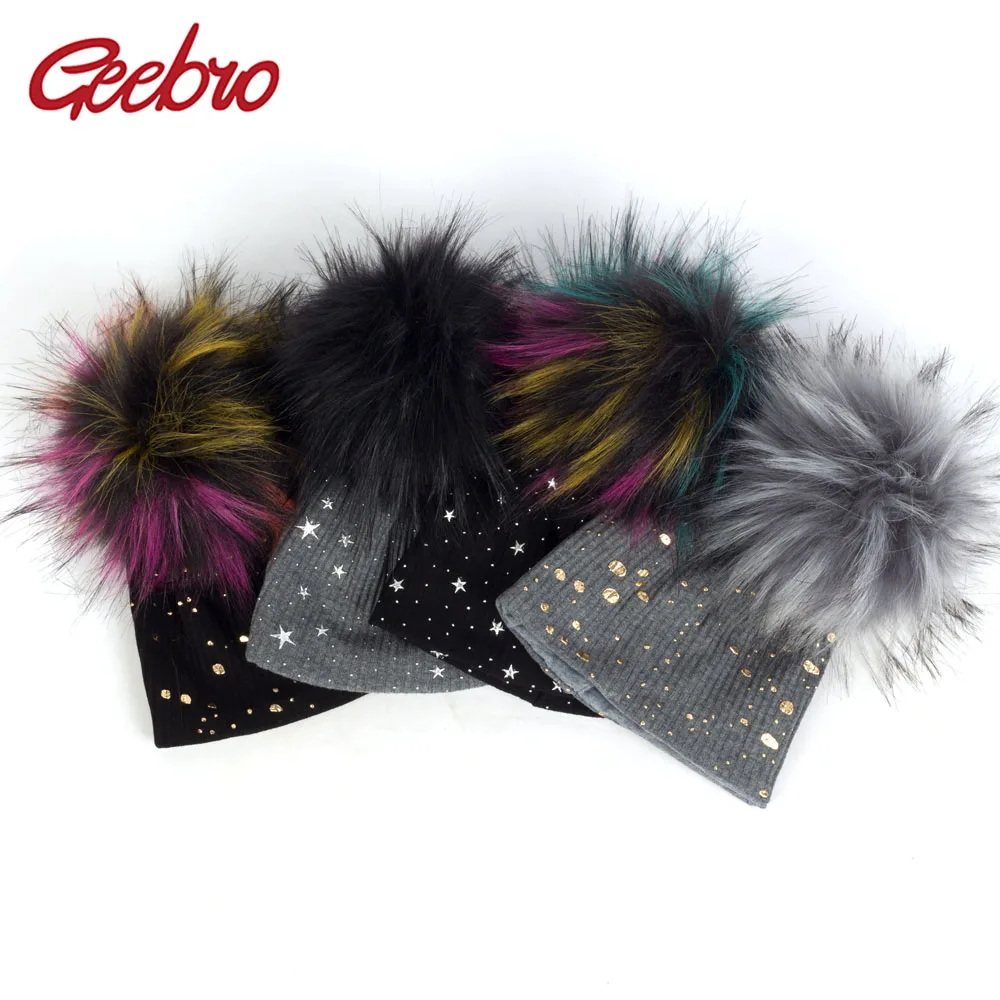 Geebro Модные Детские Девочки Мальчики зимние теплые ребристые хлопковые