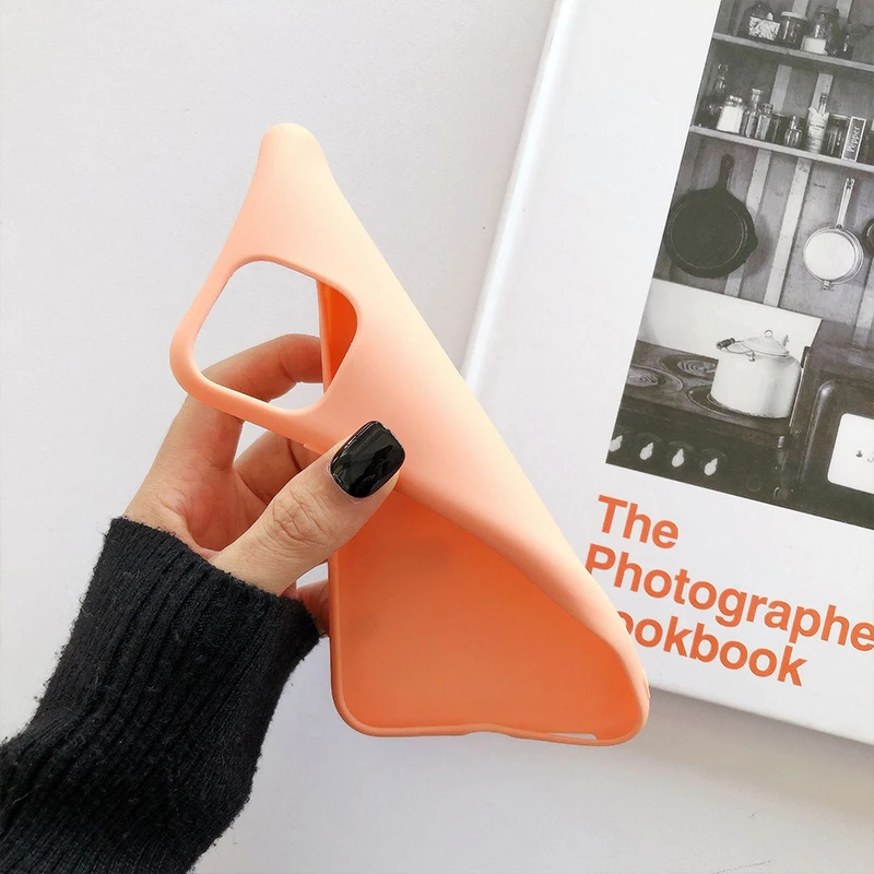 

S21 + Case Luxury Matte Soft Silicone Phone Case For Samsung Galaxy S21 Ultra S20 FE S10E S10 Lite S9 S8 Plus Solid Color Cover