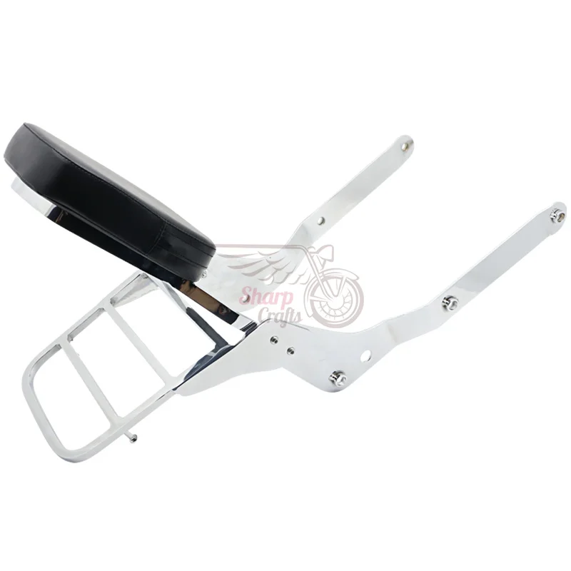 Мотоциклетная пассажирская спинка Сисси Бар с багажником для Honda Shadow Aero VT 750 750C VT750