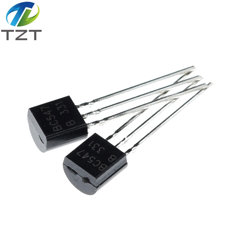 100PCS BC547B BC547 100MA 45V TO-92 transistor | Transistors