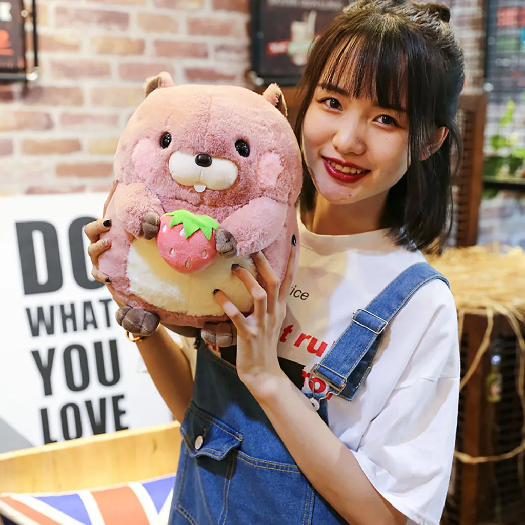 Очаровательные каваи флюфер сурка дровчак чучело животных плюшевые Игрушки 40 см