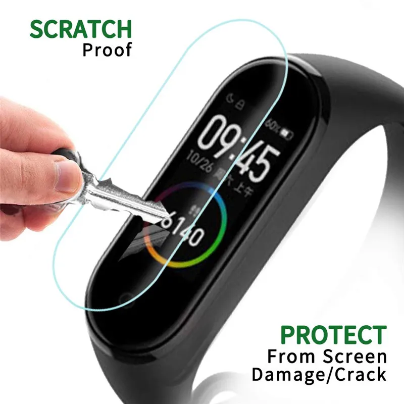 Защитная пленка для Xiaomi Mi Band 4 защитная экрана mi watch (не стекло)|Защитные стёкла и