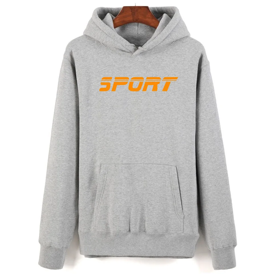 

Loose Sport Black Sweatshrits Men/Women Fashion Casual Hip Hop Hoodie Autumn Winter Popular Sport Men's Streetwear Pullover Coat