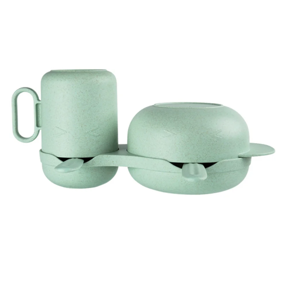 

1 Set Baby Tableware Safe Nice Fine Cutlery Dinnerware Feeding Tool Gift