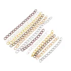 Фурнитура для ювелирных изделий удлинитель колье удлинитель браслета удлинительные Хвосты DIY ремесла Ювелирные изделия в нарезке Коннекторы