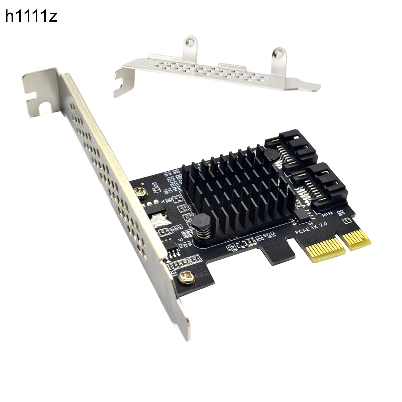 ЧИА Майнинг PCIE SATA PCI E адаптер 2 порта III 6 Гбит/с контроллер Express X1 к 3 0 карта