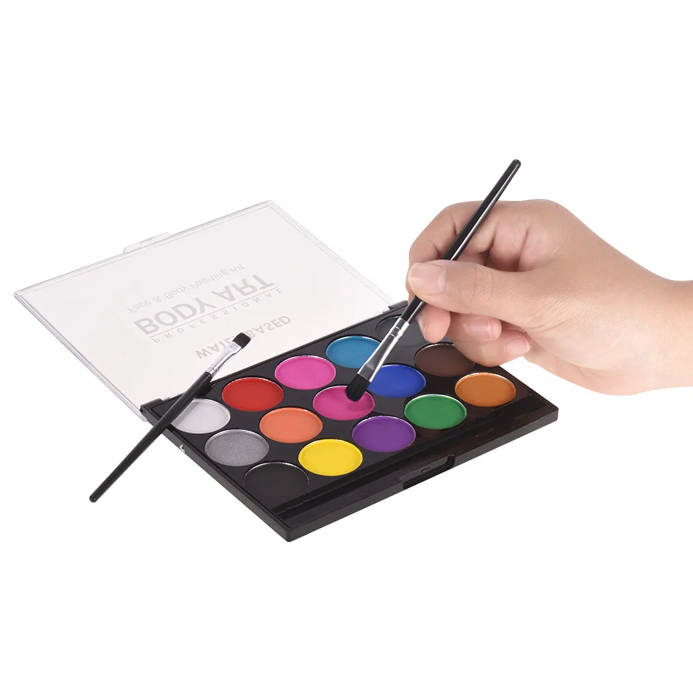 Комплект краски для лица профессиональная краска на водной основе и тела яркая