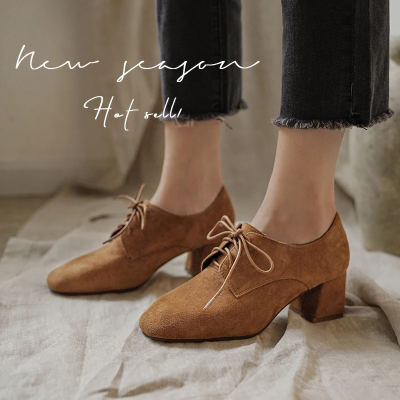 

Весна 2021, Высококачественная женская обувь ручной работы на заказ, обувь в европейском и американском стиле с квадратным носком