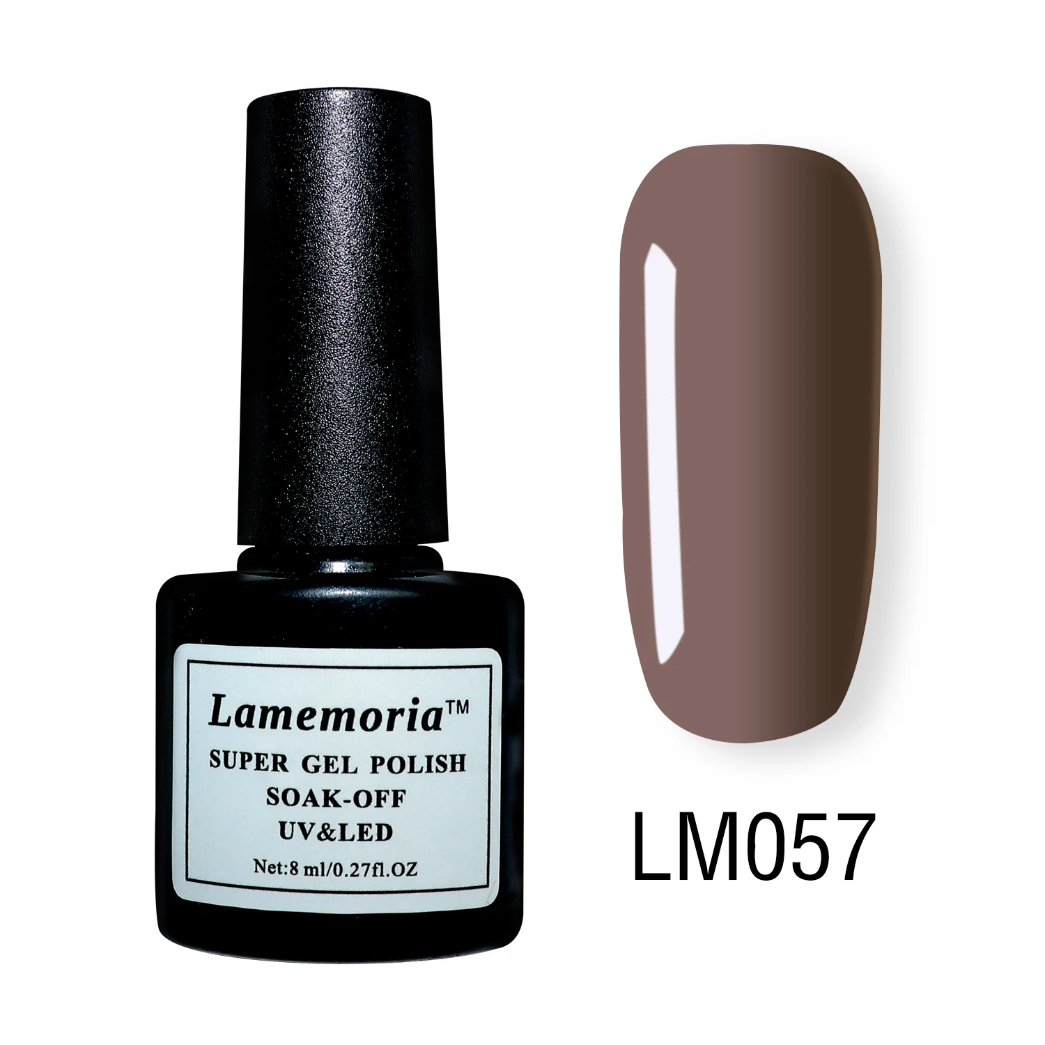 LM057 Lamemoria Гель-лак для ногтей 8 мл фиолетовый красный черный серый замачиваемый УФ Гель-лак клей маникюрный лак Инструменты для дизайна ногтей - Цвет: LM057