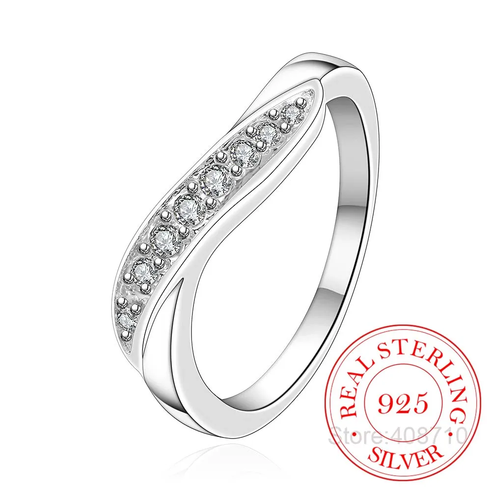 Новые ювелирные кольца из стерлингового серебра 925 пробы для женщин Изящные