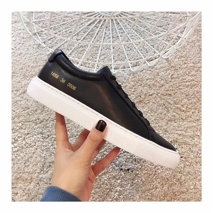 High Version Common Men Sneakers Off White Shoes Women's Genuine Leather Women Shoe Couple Style Flat | Обувь