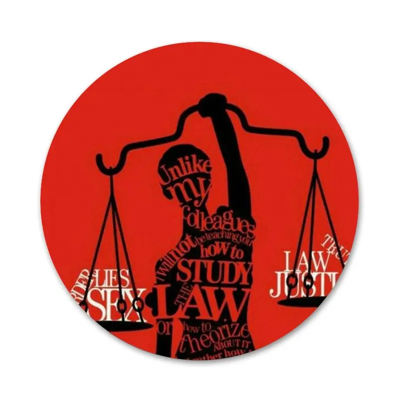 

How to Get Away with Murder Badge Brooch Pin Accessories For Clothes Backpack Decoration gift