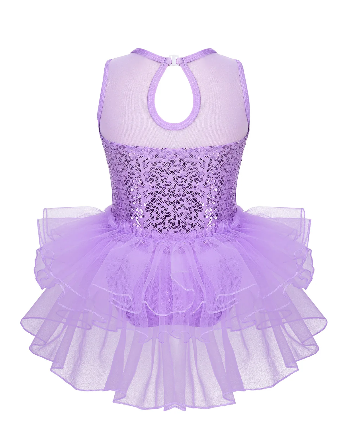 Детская одежда для девочек танцевальная с блестящими блестками Фигурное катание