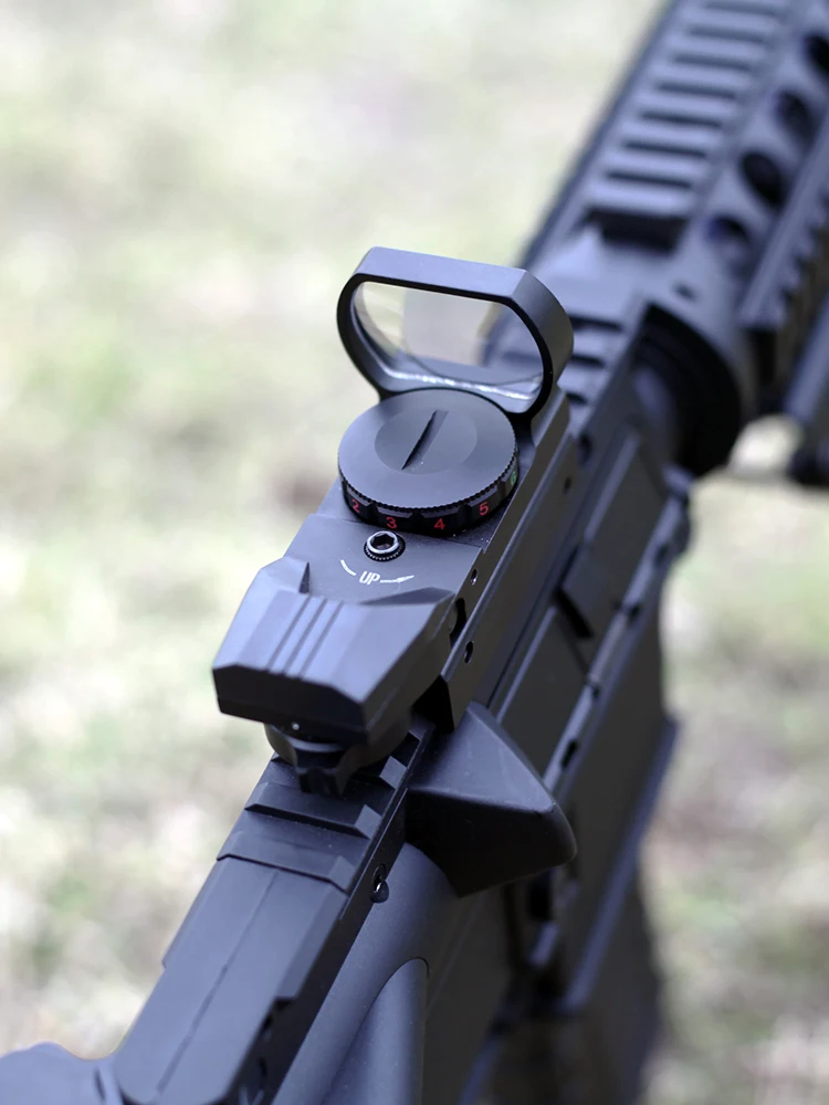 Красный точечный прицел HD101 охотничий тактика пистолет 4 Сетка отражающий оружие