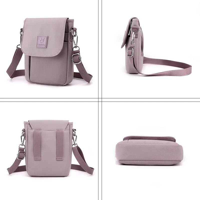 

Mini Zipper Bag Korean Style Bags Women Crossbody Phone Bag Ladies Shoulder Bag Casual Female Nylon Bag Thin Strap Whole Sale