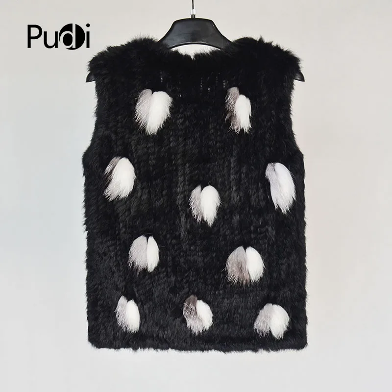 Женский жилет с натуральным кроличьим мехом новинка зимы 2020 куртка енота