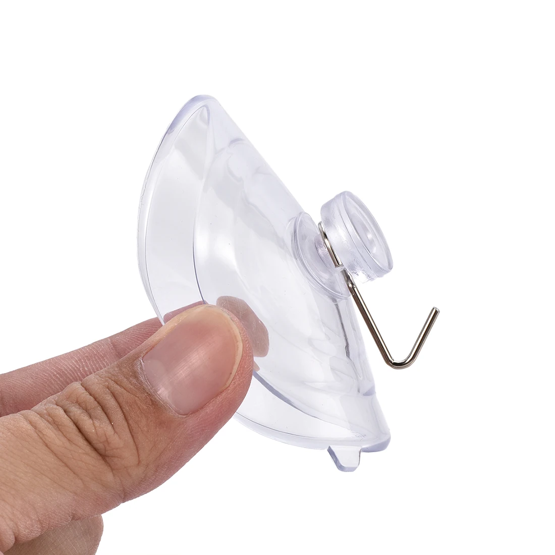 

uxcell Suction Cup Hooks 67mm Dia Clear PVC Wall Hooks for Home Kitchen Bathroom Windows, 24 Pcs