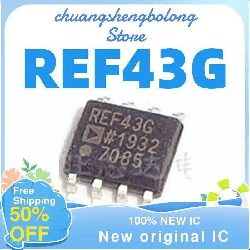 

10-200PCS REF43 REF43G REF43GSZ SOP8 New original IC Precision Voltage Reference Chip IC