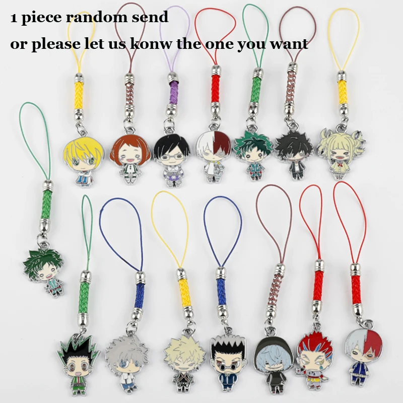 

Anime Keychain Keyrings Cartoon My Hero Academia Figures Keychains Cute Keyring Keyholder Fashion Trinkets Collection Gifts