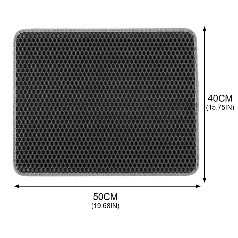 

Pet Cat Litter Mat Kitten Cat Bed House Mesh Mat Double-layer Waterproof and Detachable Cat Litter Pad Splashproof Easy Cleaning