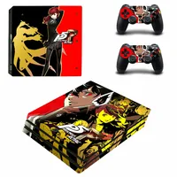 Persona 5 Game PS4 Pro Stickers Play station 4 Skin Sticker Decal For PlayStation 4 PS4 Pro Console & Controller Skins Vinyl