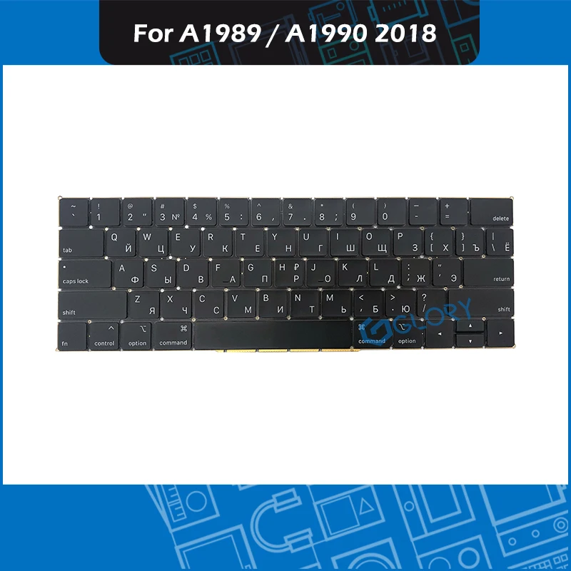 Новый A1989 A1990 Российская клавиатура маленькая клавиша Enter ключ для Macbook Pro retina 13