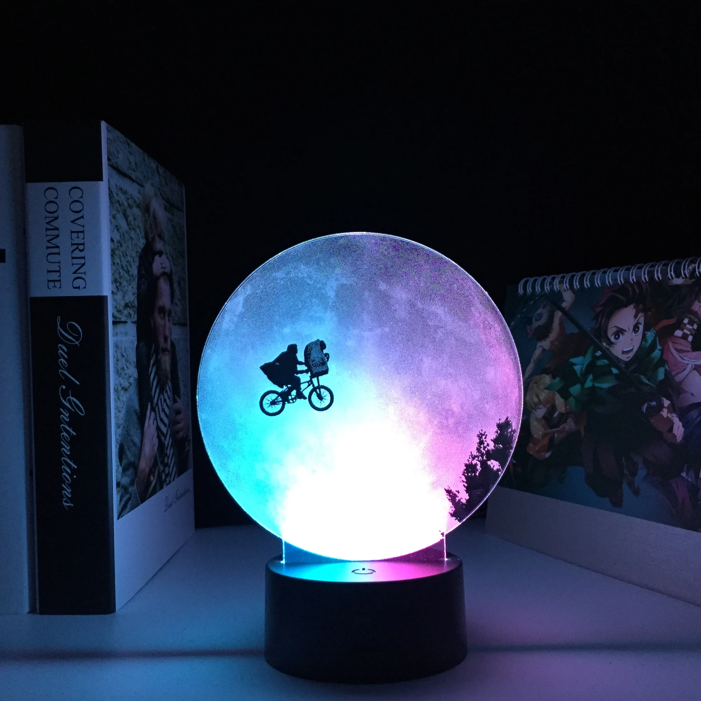 

Светодиодный Ночной светильник, научная фантастика, двухцветный велосипедный светильник для детей, лампа для подарка на день рождения, раз...