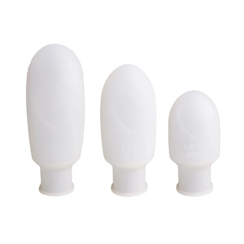 

1 Pcs Travel Bottle Leak Proof Silicone Squeeze Refillable Containers For Toiletries Cosmetic