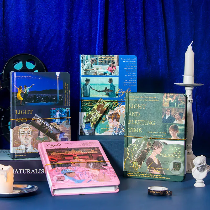 

Retro Creative Notebook Portable Hand Account Famous Movie Notepad Fashion Creative Hand Account Book 4 Styles For School Diary