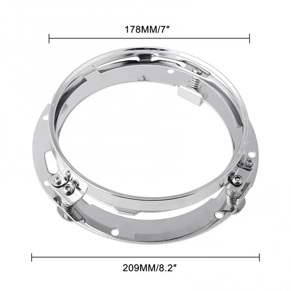 

Motorcycle 7 Inch Round Headlight Mounting Bracket Holder Motorbike Lighting and Indicators Accessories Headlight Bracket