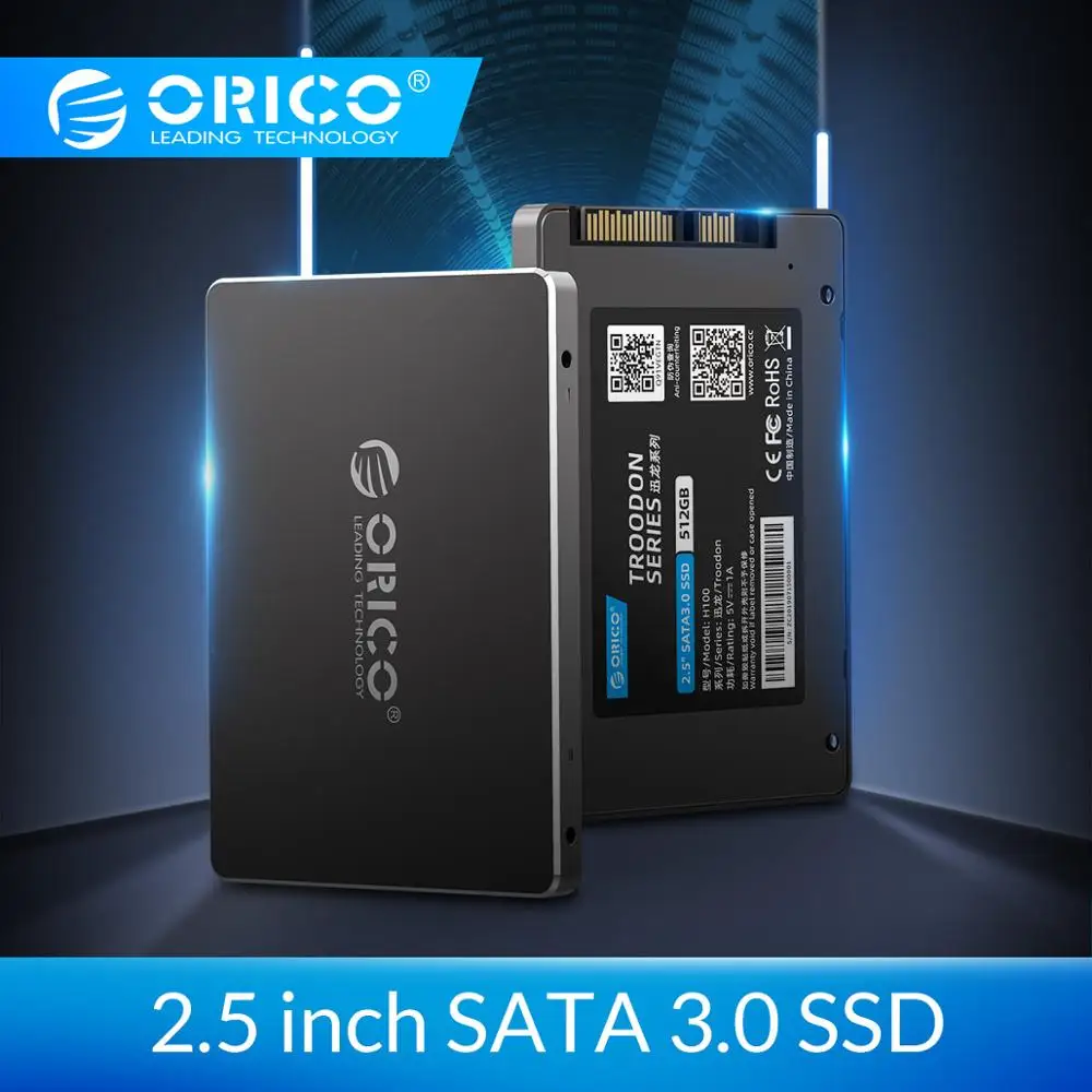 ORICO HDD SSD жесткий диск 128 ГБ 256 512 1 ТБ SSD 2,5 дюймов SATA SSD 1 ТБ Внутренний твердотельный диск для настольного компьютера ноутбука