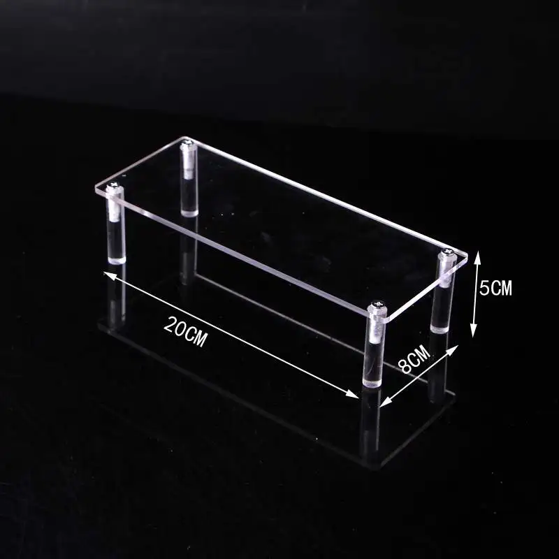 Acrylic three-Tier Detachable Ladder Frame Perfume Jewelry Display Rack Transparent Shelf Store Tools | Дом и сад