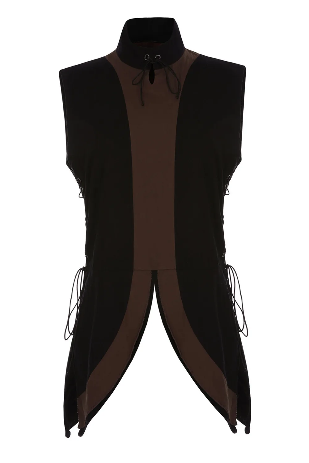 Тренчкот мужской тонкий без рукавов винтажная куртка в стиле пэчворк со