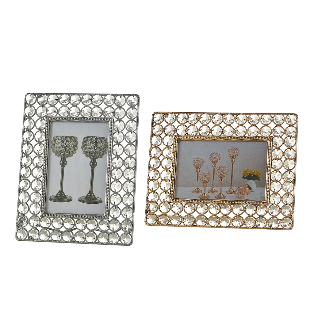 

Handmade Sparkling Crystal Photo Frame Home Decor Birthday Gifts Ornament