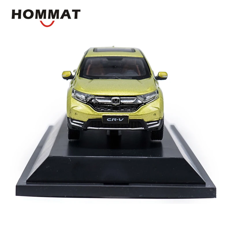 HOMMAT Simulation 1/43 Honda CR-V внедорожник CRV модель автомобиля сплав 1:43 литая игрушка модели автомобилей автомобили игрушки для детей