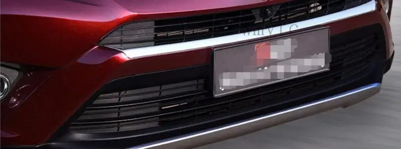 Стайлинг автомобиля защита переднего бампера из АБС-хрома Формовочная накладка