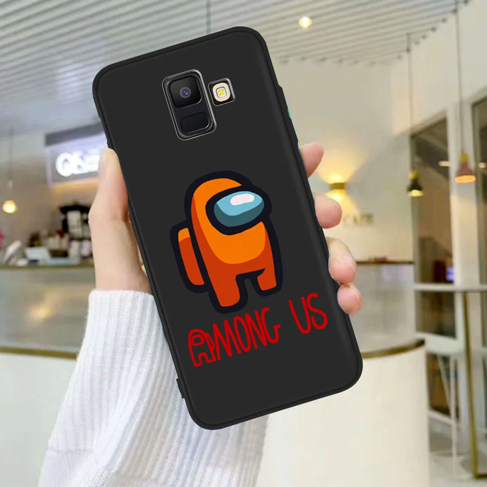 

Hot Game Among Us Phone Case For Samsung A51 A71 A20 A30 A40 A50 A70 A90 A5 A6 A8 A9 A10 J6 J8 Plus Silicone TPU Cover