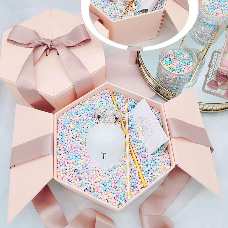 Подарочная коробка ins стиль подружки невесты с подарочной коробкой пустая