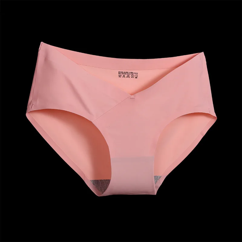 Новинка женские трусы-колыбели для беременных бесшовные трусы из шелковистого