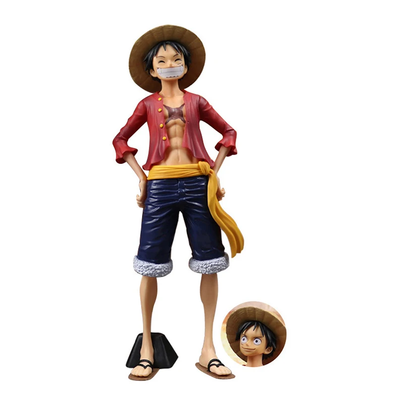 

2021 One Piece Cartoon Generation Smiley Face Luffy Oversized Assemblage Laughter Can Be Swap Faces Garage Kit Figure In stock