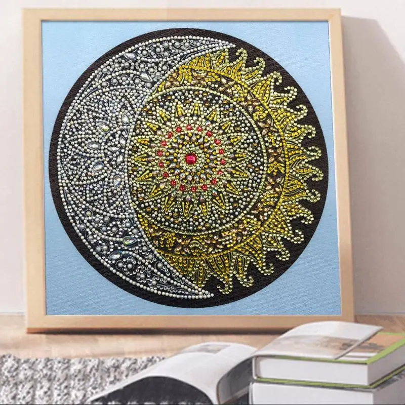 Алмазная вышивка Мандала 5D стразами специальной формы Набор для вышивки