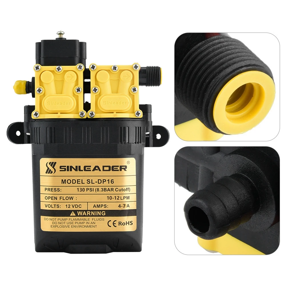

12V Высокая Давление сельскохозяйственный Электрический водяной насос водяного опрыскивателя