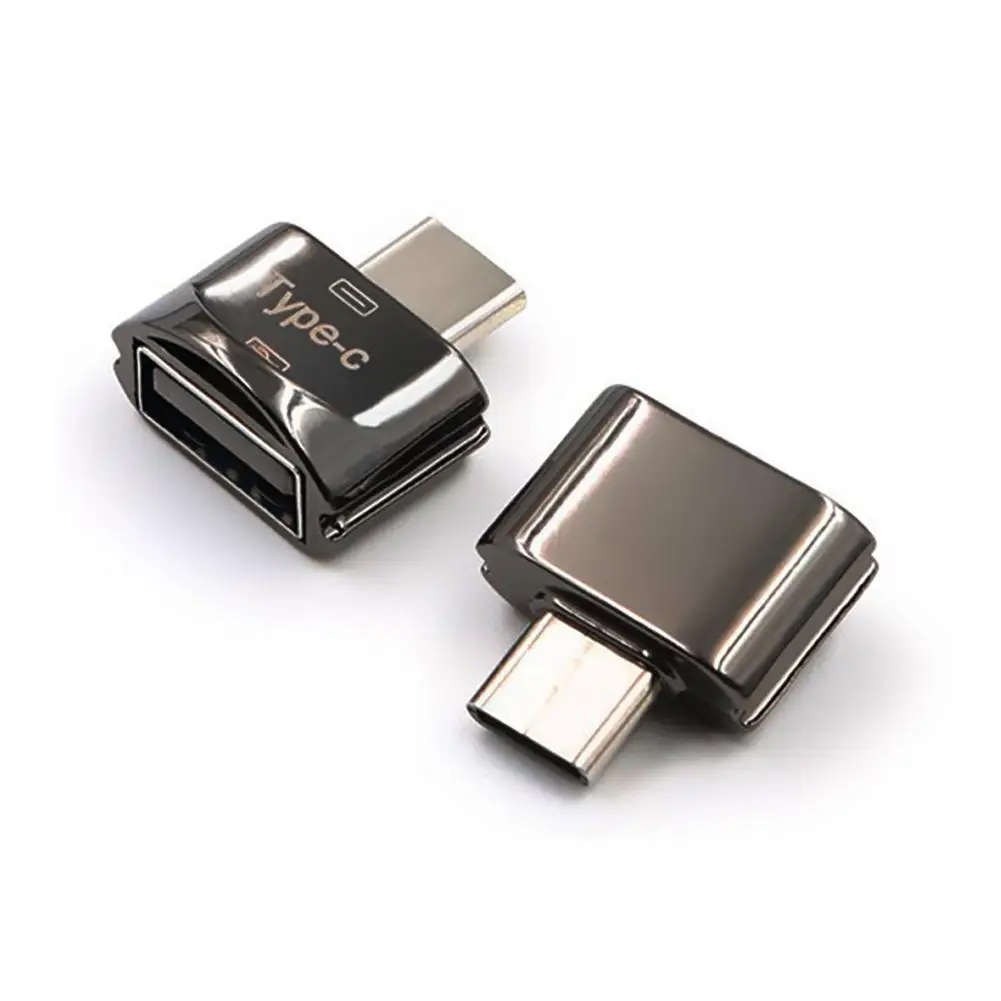 Металлический USB 3 1 type C штекер 2 0 A Женский OTG адаптер для передачи данных Тип samsung S8