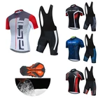Комплект одежды для велоспорта из лайкры, мужские летние шорты с нагрудником и гелевыми шортами, комплект из Джерси для шоссейного велосипеда 2022, комплект для горного велосипеда, командное платье, Мужская одежда для велоспорта, униформа