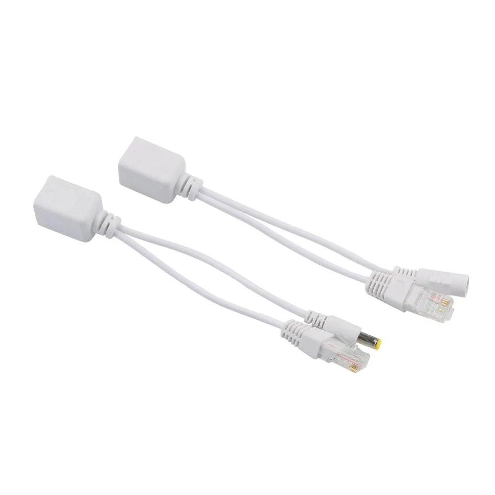 Кабель POE для IP камеры Пассивный адаптер Power Over Ethernet разветвитель инжектор модуль