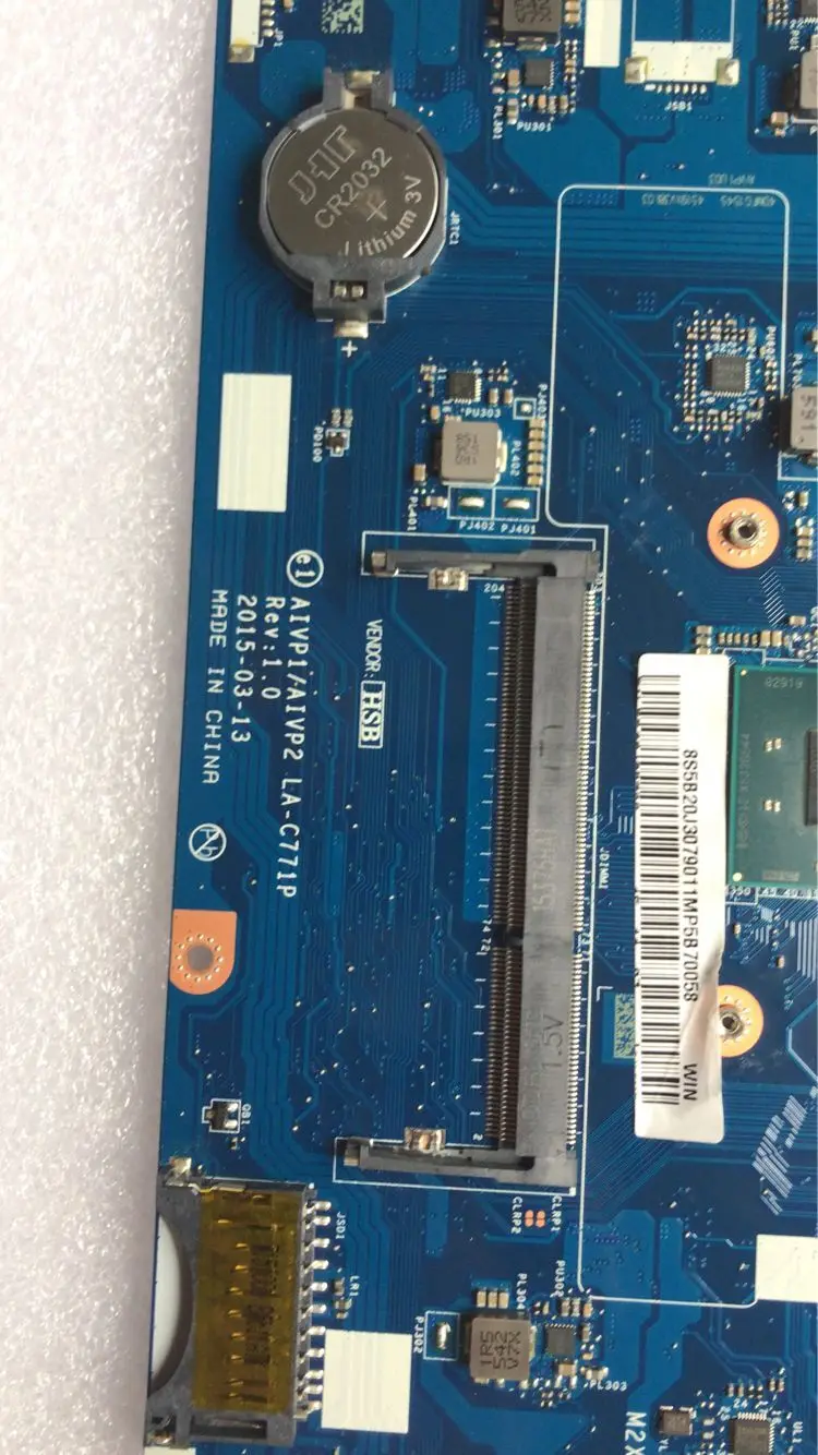 

KEFU LA-C771P Motherboard For Lenovo B40-10 100-14IBY Notebook Motherboard CPU N2940 DDR3 100% Test Work