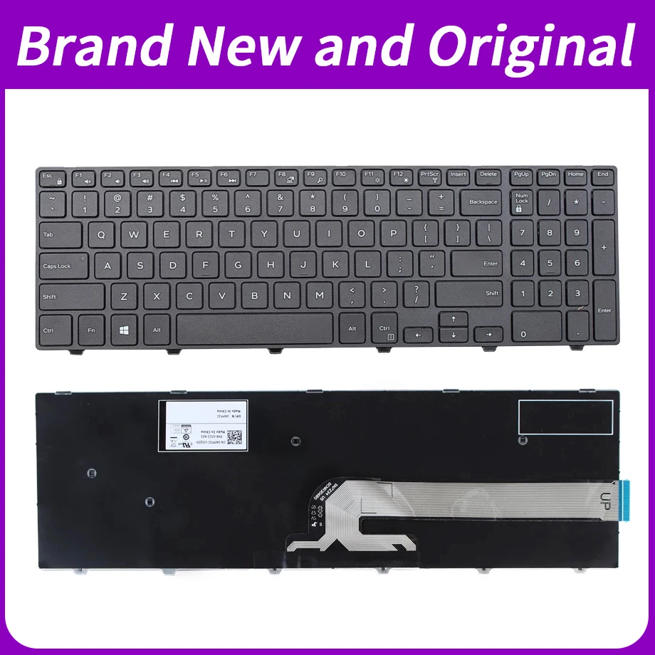 Новая клавиатура для ноутбука DELL Inspiron 15 3551 3552 3541 3543 3542 3559 3565 3567 3558 5566 5748 5749 5755 5758