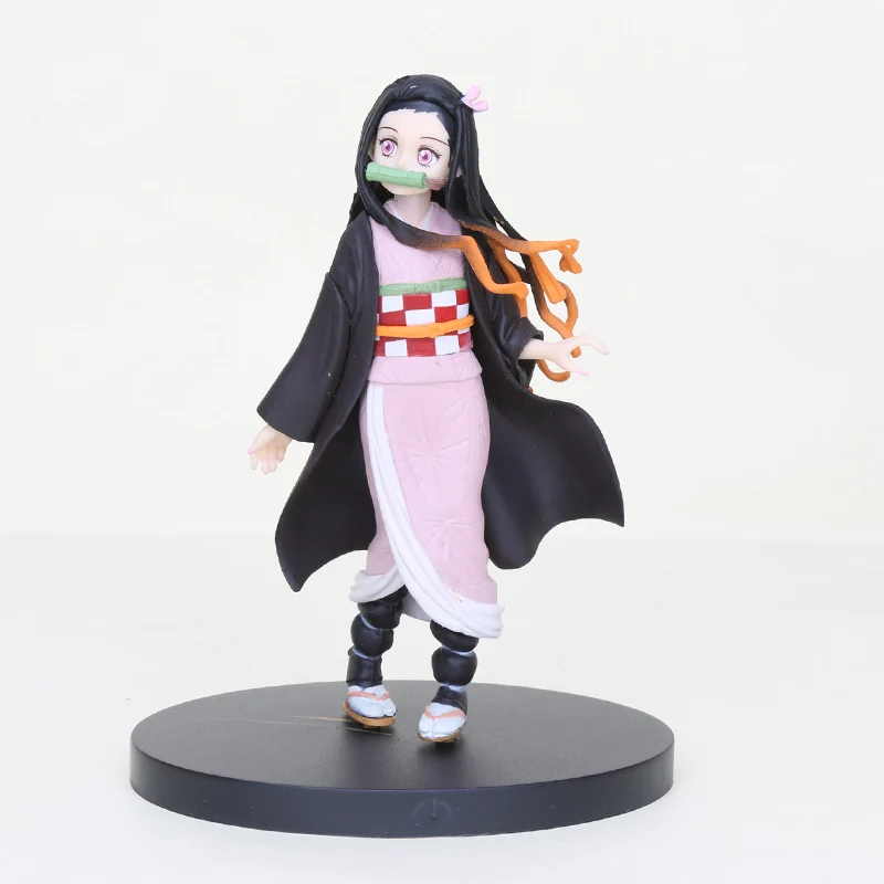 Набор из 2 новых 16 см аниме Demon Slayer Tanjirou Kamado Kimetsu no Yaiba Kamado Nezuko ПВХ фигурка Коллекционная модель куклы
