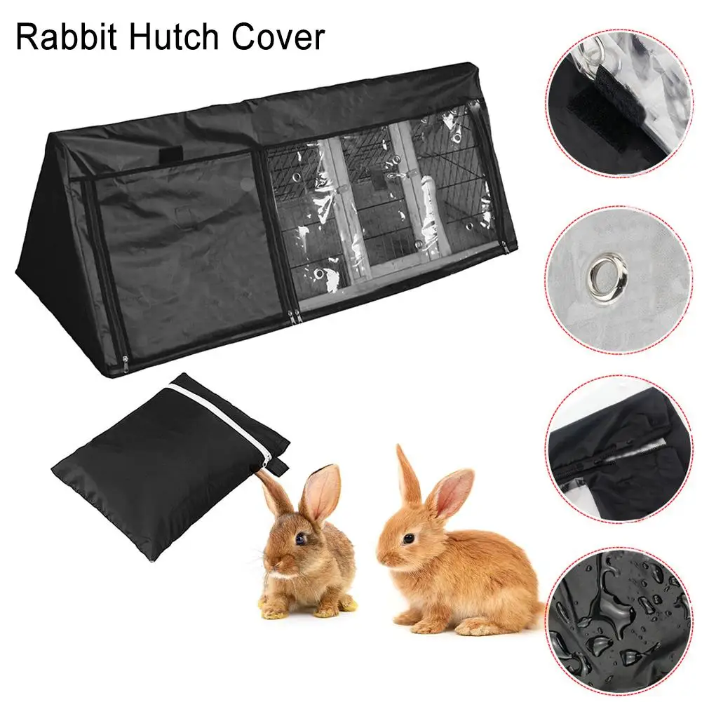 Маленькая клетка для животных с треугольным Кроликом пылезащитный чехол 210D